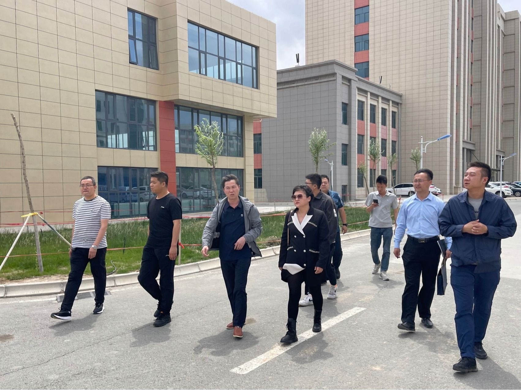 bat365在线中国官网登录入口参加兰州新区职教园区平安校园建设交叉检查工作