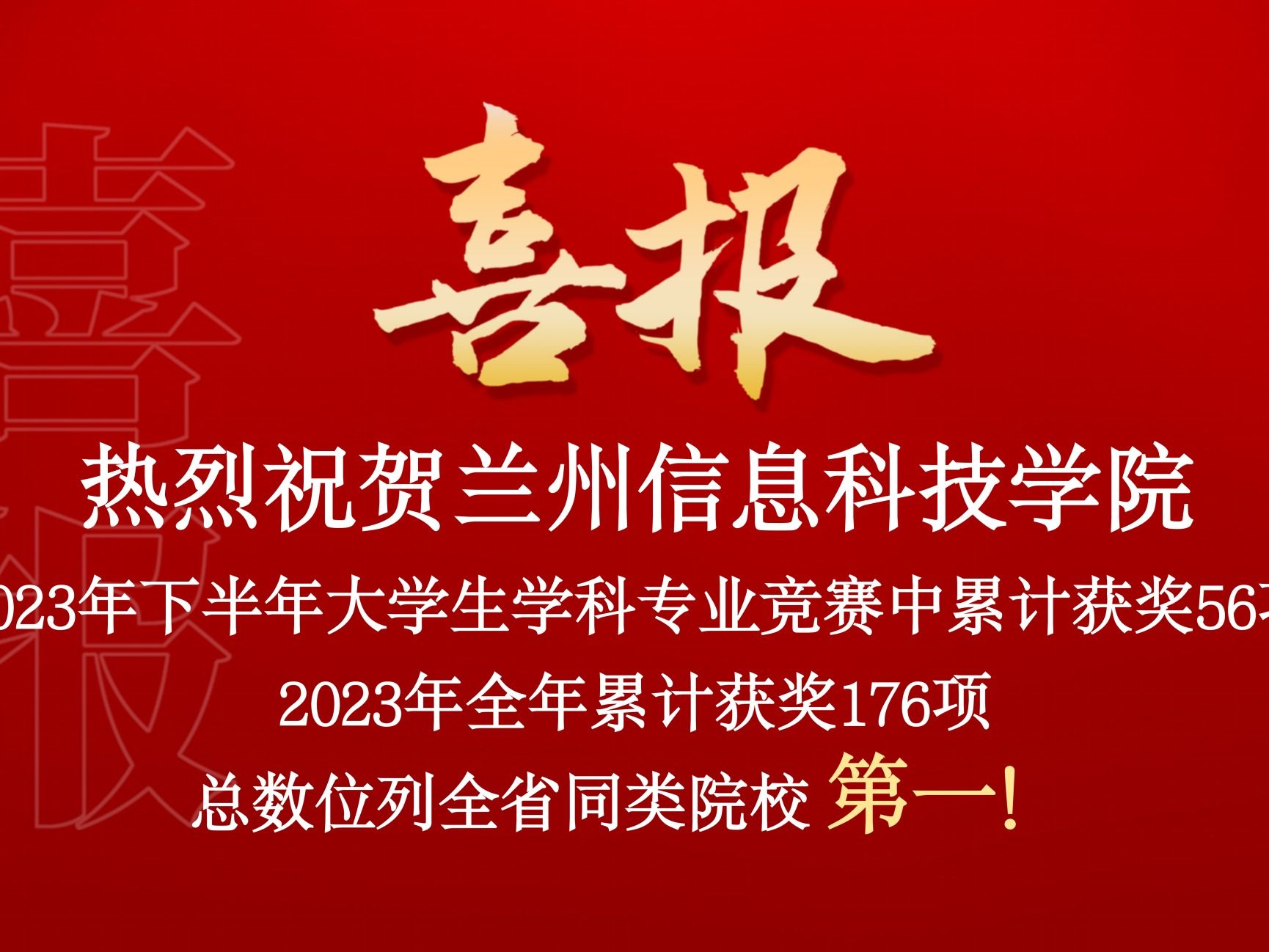 再获56项！bat365在线中国官网登录入口在2023年省级大学生学科专业竞赛中取得佳绩