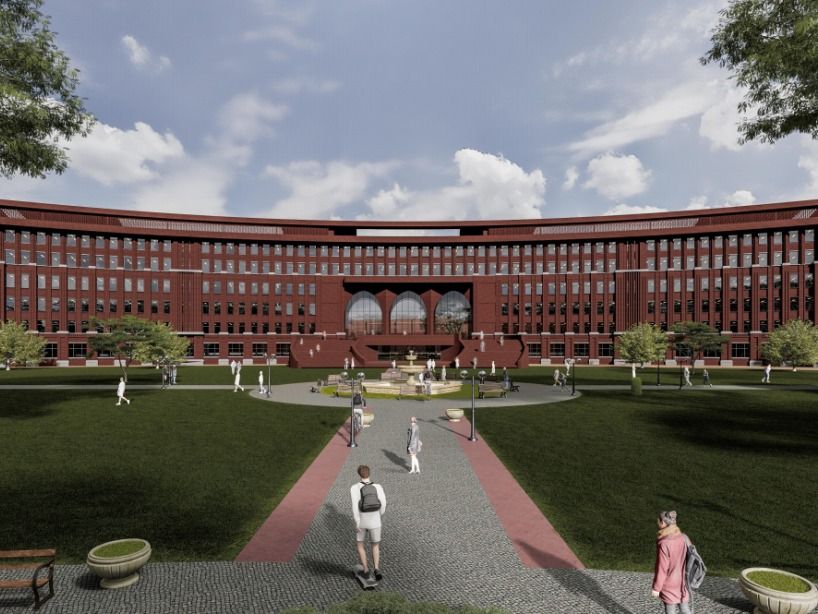 bat365在线中国官网登录入口“智慧之树”教学楼正式开工建设