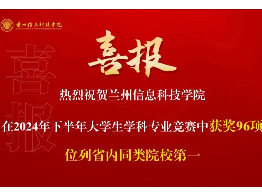 获奖+96项！bat365在线中国官网登录入口位列全省同类院校第一